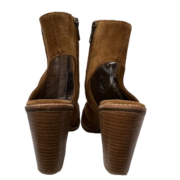 UGG Valencia Peep Toe Heeled Ankle Booties Size 9.5 - Picture 10 of 11